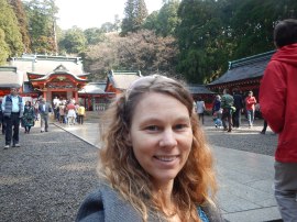 The shrines are beautiful - this is one of the largest in Japan - I wished good things for you all!